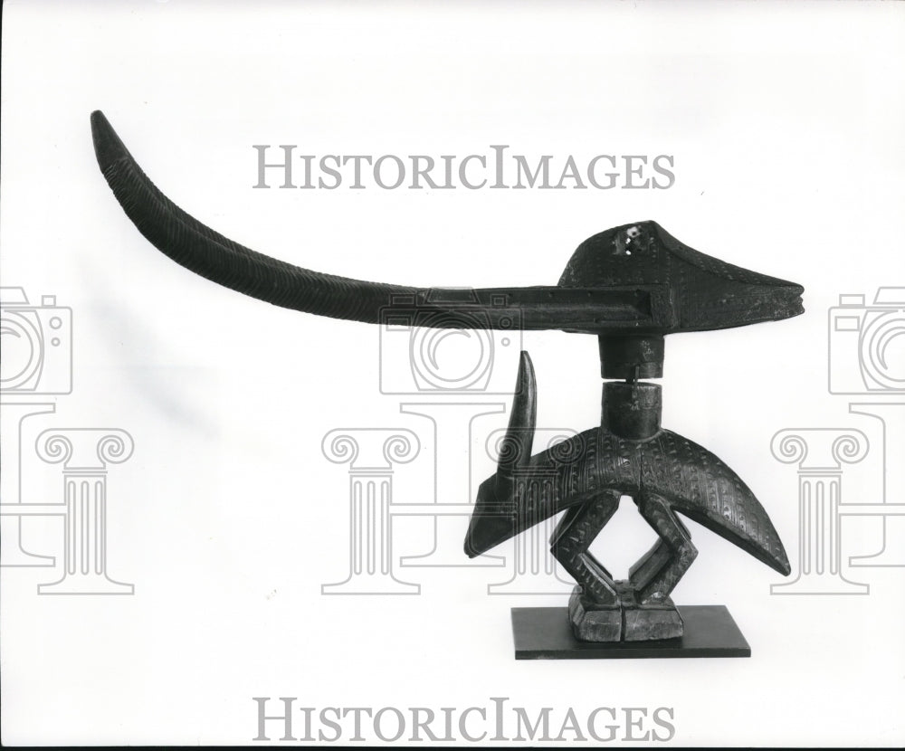 1986 Press Photo Tyi-Wara Antelope Headpiece - Historic Images