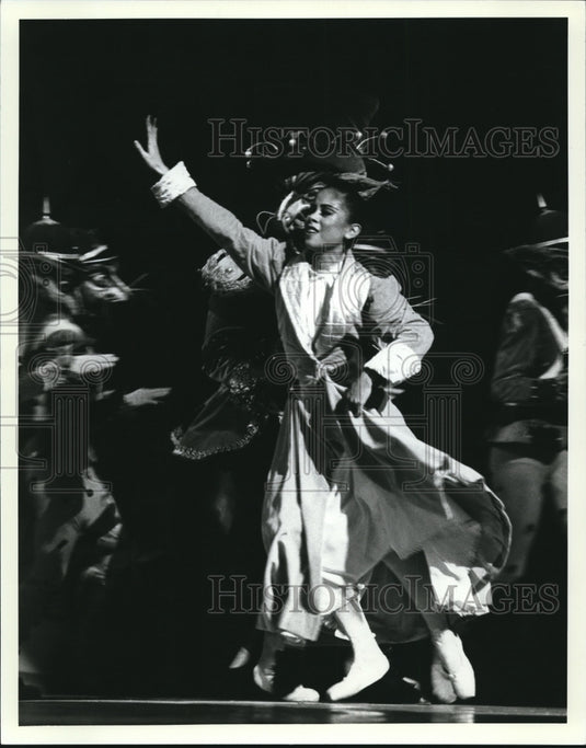1985 Press Photo Karen Gabay in Cleveland Ballets in The Nutcracker - Historic Images