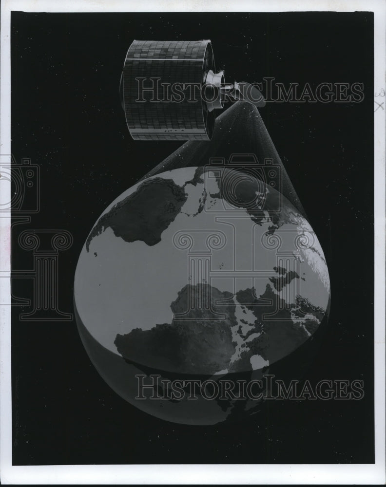 1968 Press Photo Intelsat communication satellite - cva78360 - Historic Images