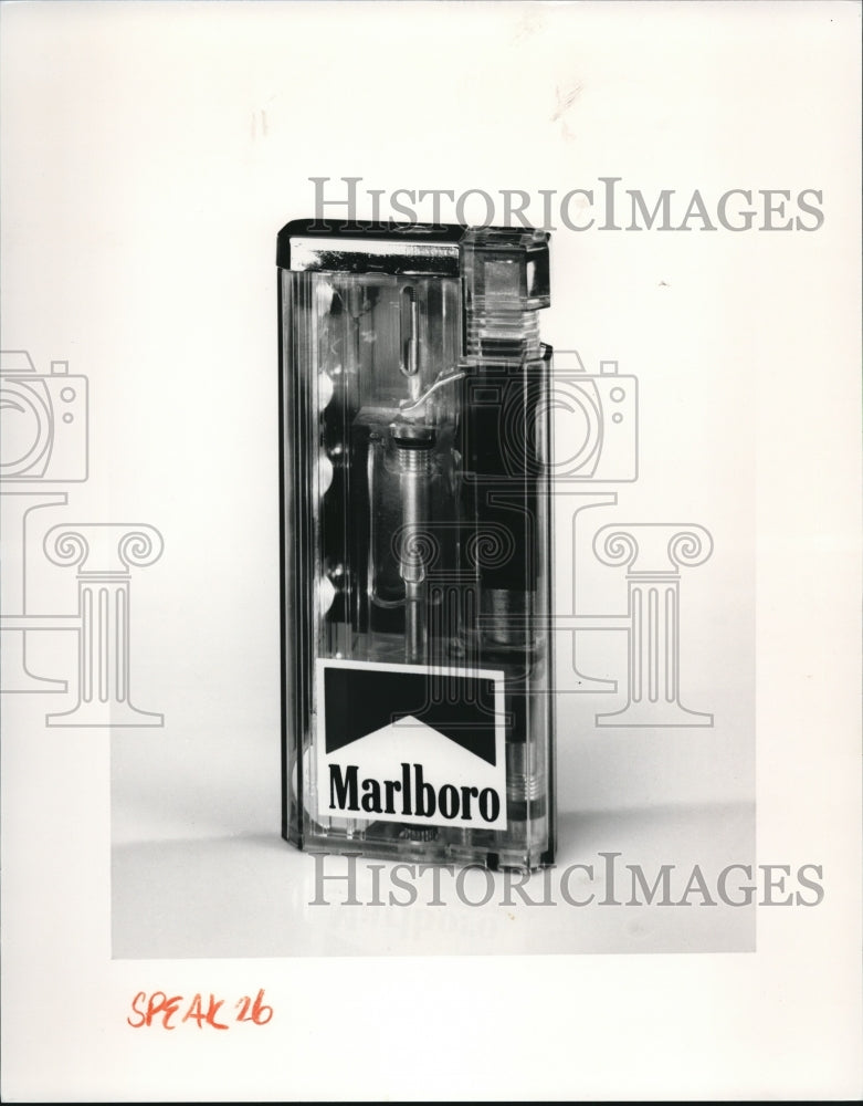 1992 Press Photo Smoking recalled Lighter - cva78623 - Historic Images