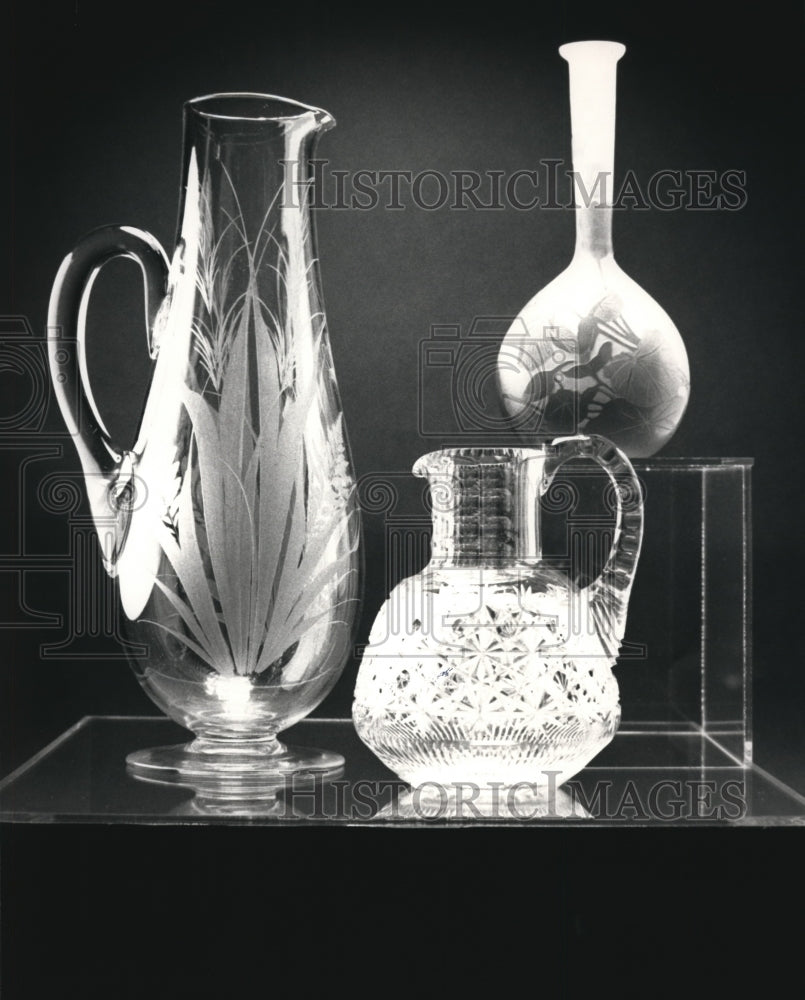 1985 Press Photo The Art of the Nineteenth Century European Glassmaker - Historic Images