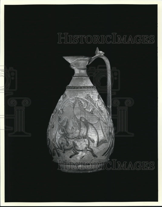 1985 Press Photo The Corning Ewer at the Corning Museum of Glass - Historic Images