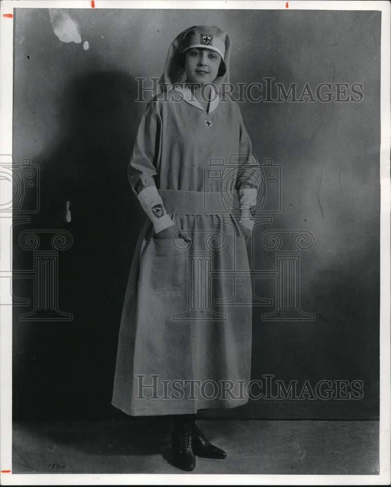 1981 Press Photo Red Cross Canteen worker from WWI - Historic Images