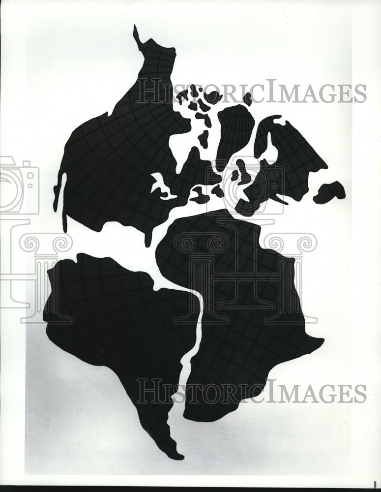 1972 Press Photo The theory of continental drift examined in The Restless Earth - Historic Images