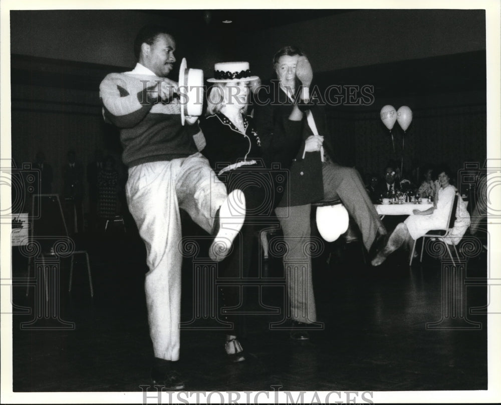 1986 Press Photo WBBG, Radio Station, Big Band Brunch - Historic Images