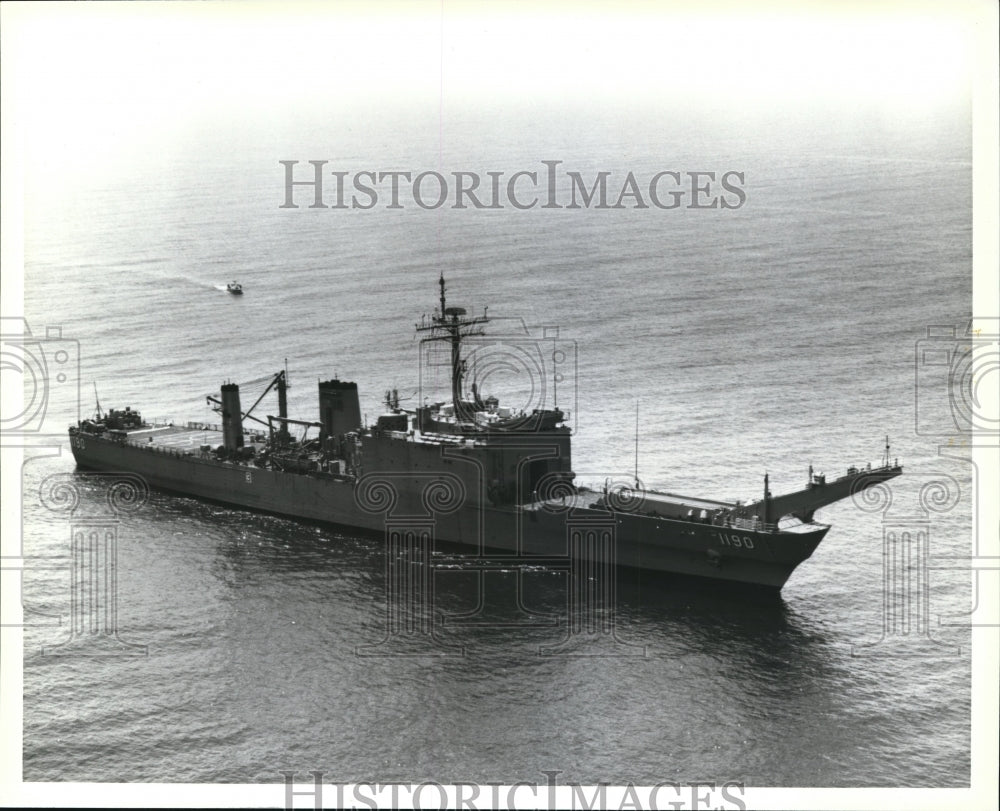 1989 Press Photo U.S.S. Boulder Ship - Historic Images