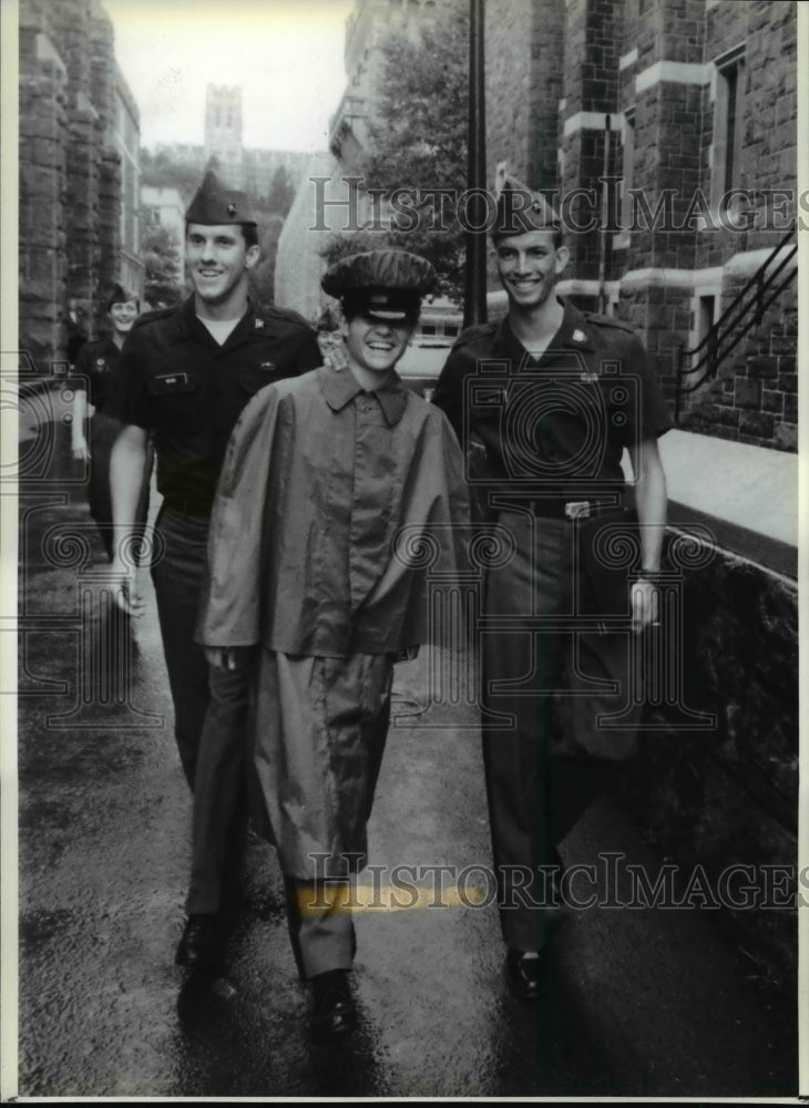 1989 Press Photo Kristin Baker at the Campus of United States Military Academy-Historic Images