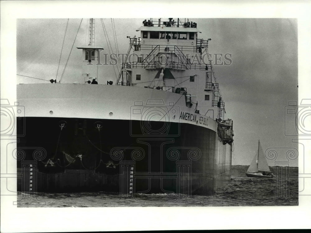 Undated American Republic Ship.  - Historic Images