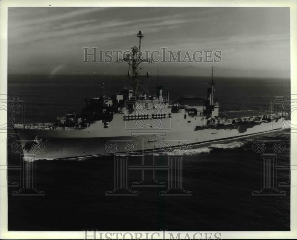 1983 Press Photo USS Cleveland,21 year old Amphibious Transport Dock. - Historic Images