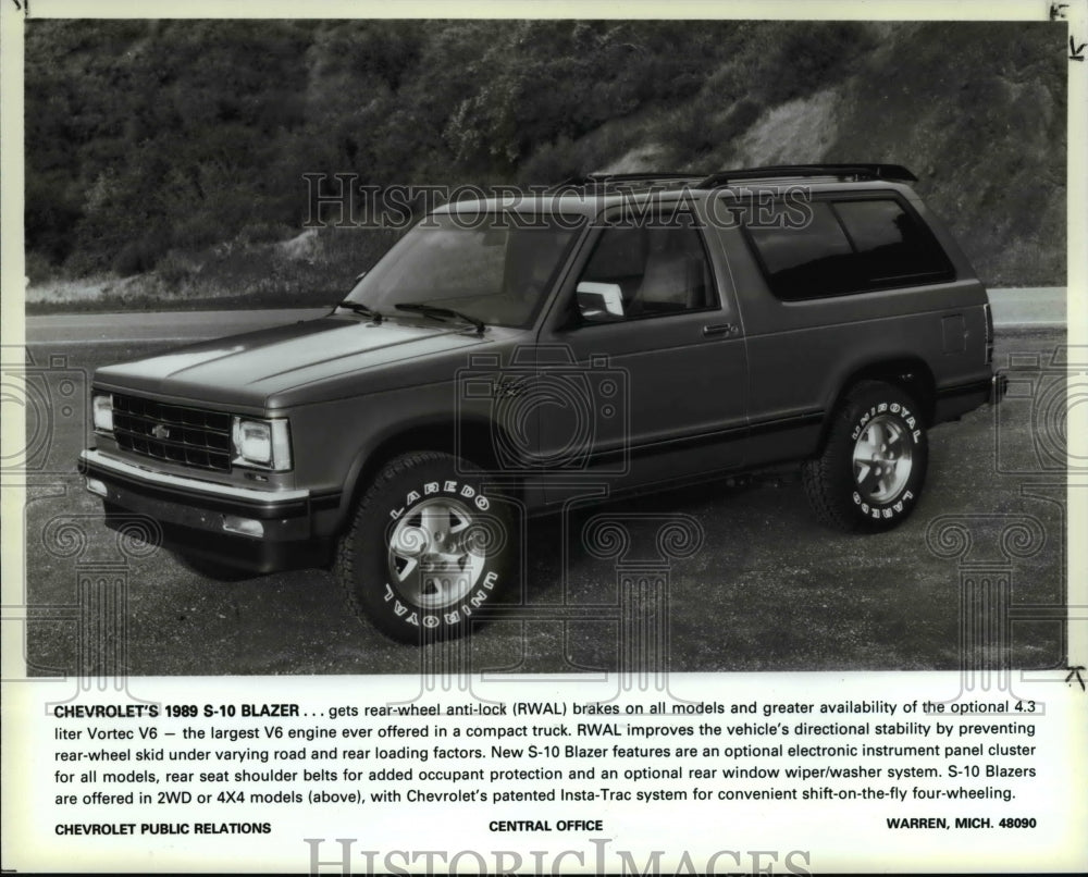 1991 Press Photo Chevrolet S-10 1989 - cva79874-Historic Images