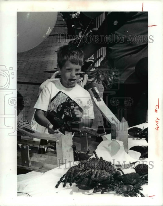 1991 Press Photo Billy Baxtresse at the United Way annual family day - cva80632 - Historic Images