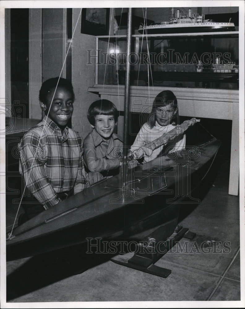 1970 Press Photo Ronald Webb, Kerry Keith, Allison Butler; Western Reserve - Historic Images