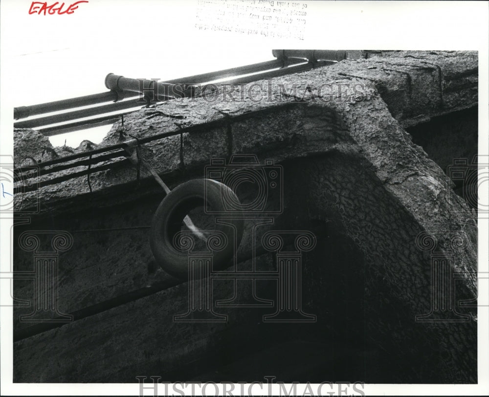 1988 Press Photo Eagle Ave ramp - Historic Images