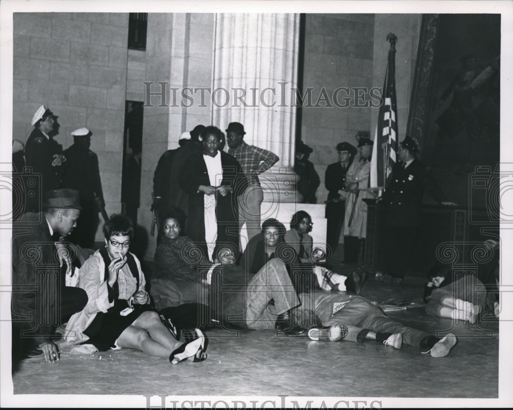 1964 Board of Education, Sit Down Strike  - Historic Images