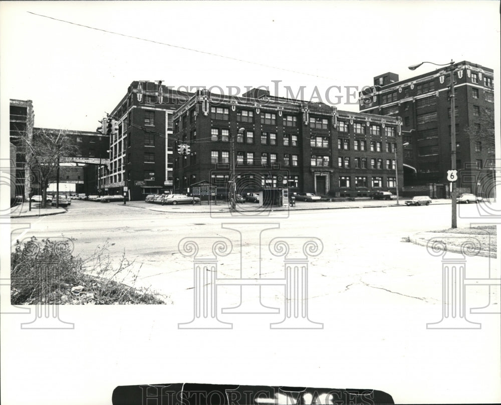 1980 Press Photo Downtown Industrial Park, 3615 Superior - Historic Images