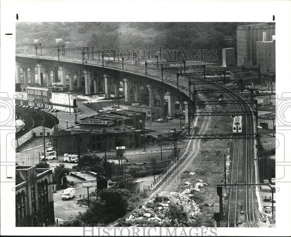 1983 Press Photo Viaduct bridge RTA - Historic Images