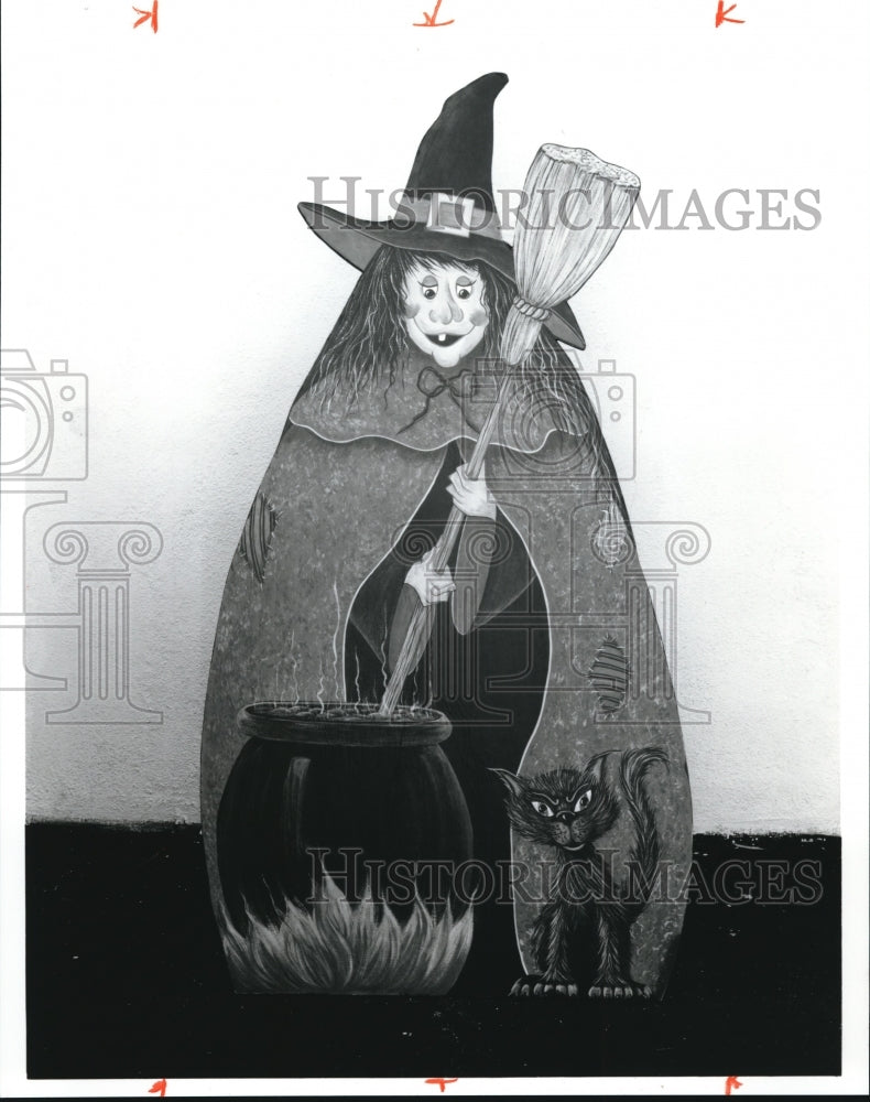 1994 Press Photo Illustration of a Witch - cva82255 - Historic Images