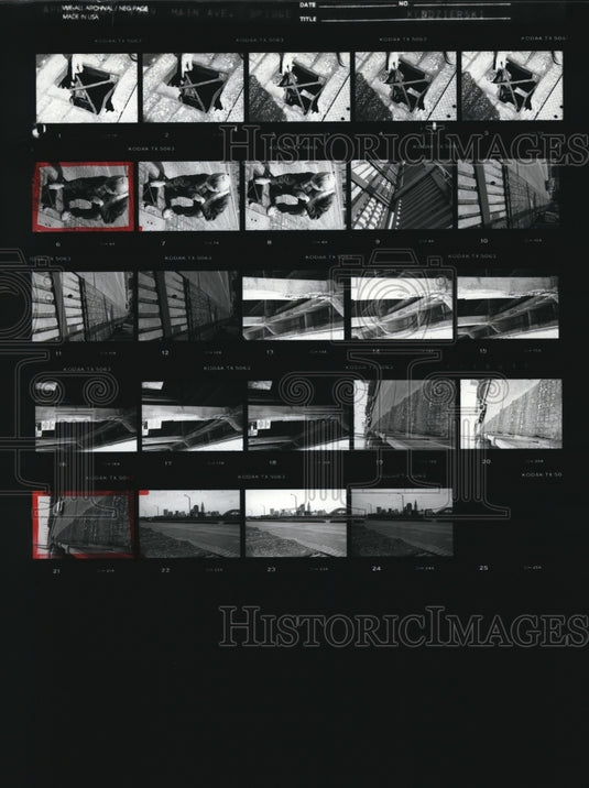 1989 Press Photo Main Ave Bridge - Historic Images