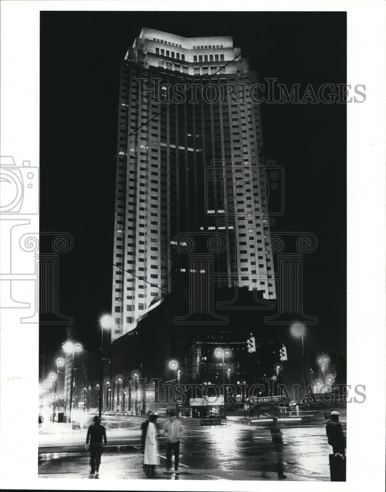 1986 Press Photo BP America Headquarters building - Historic Images