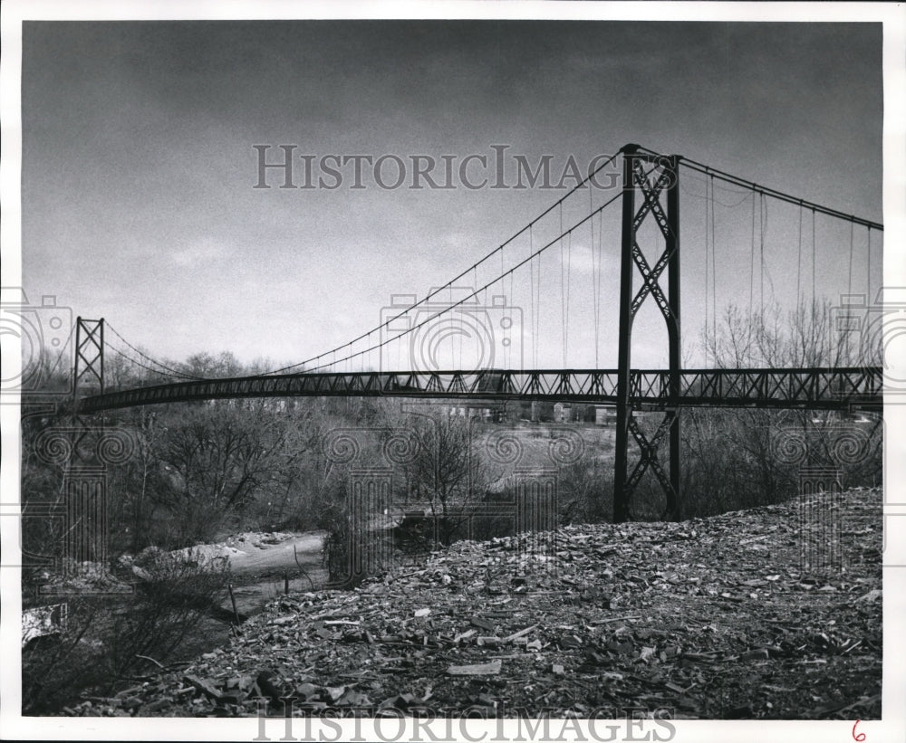 1988 Press Photo Sidawax Bridge, Cleveland - Historic Images