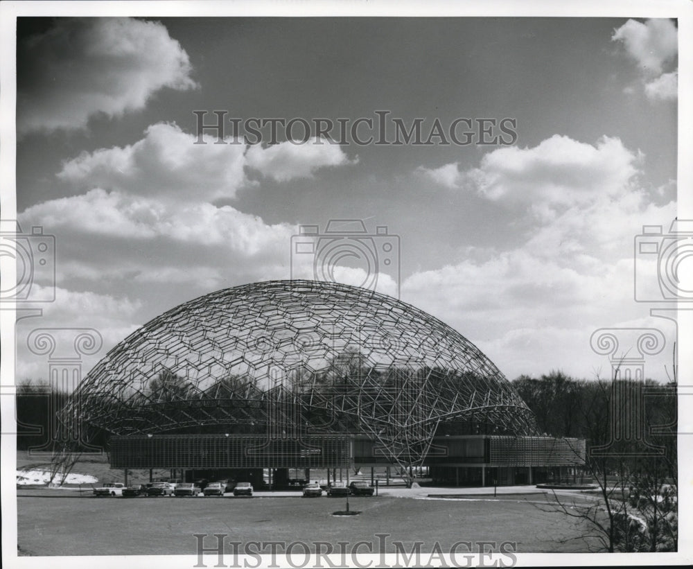 1962 Press Photo The American Society for Metals Geodetic Dome - cva82508 - Historic Images