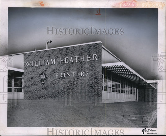 Press Photo The William Feather Company - cva82911 - Historic Images