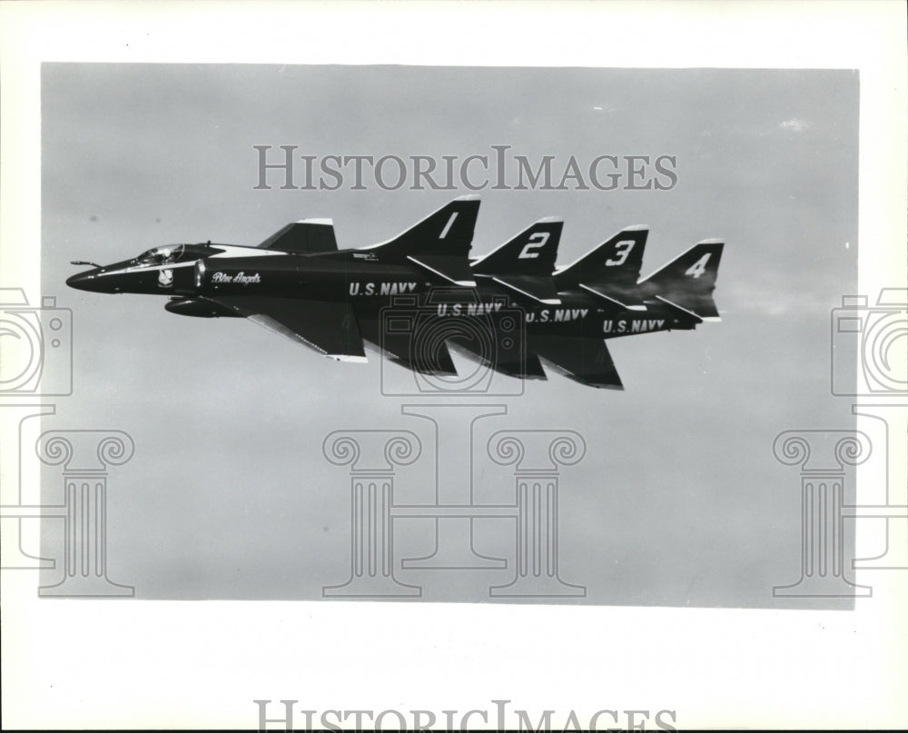 1983 Press Photo US Navy Blue Angels - Historic Images