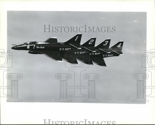 1983 Press Photo US Navy Blue Angels - Historic Images