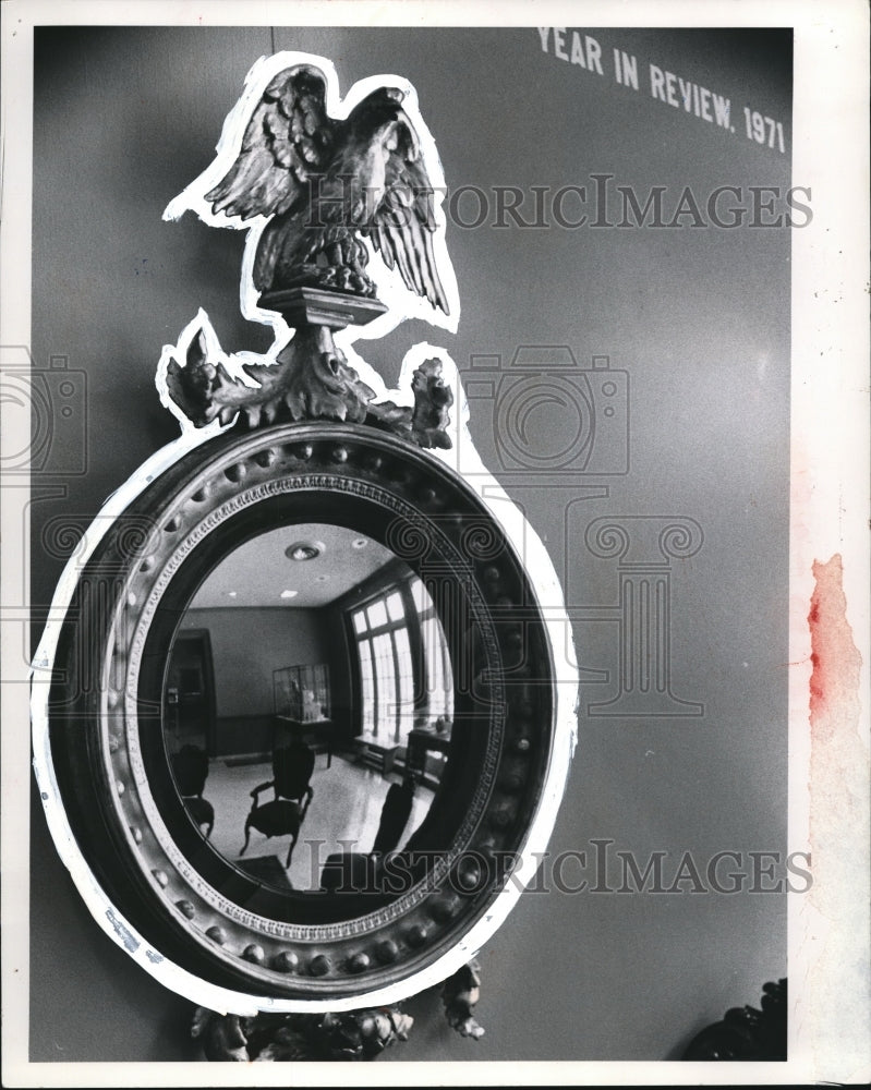 1972 Press Photo An American convex looking glass at Western Reserve Historical-Historic Images