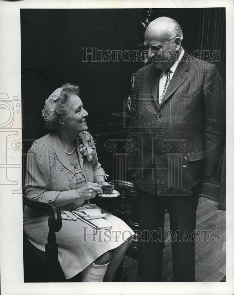 1967 Press Photo Western Reserve Historical society 100th Anniversary. - Historic Images