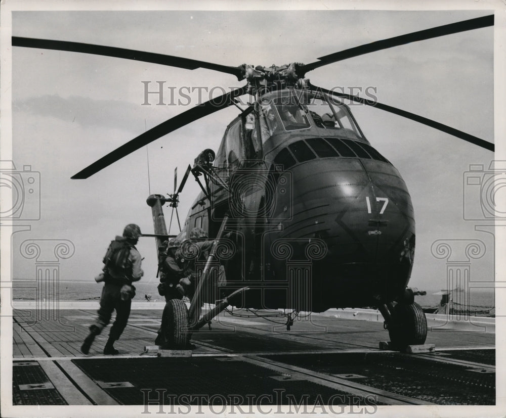 1959 Press Photo The marine helicopter - cva83350 - Historic Images