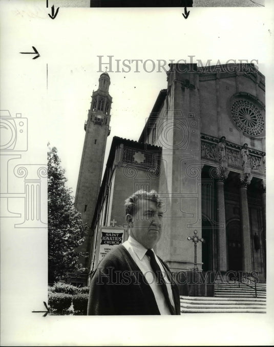 1985 Press Photo The St. Ignatius Church - Historic Images