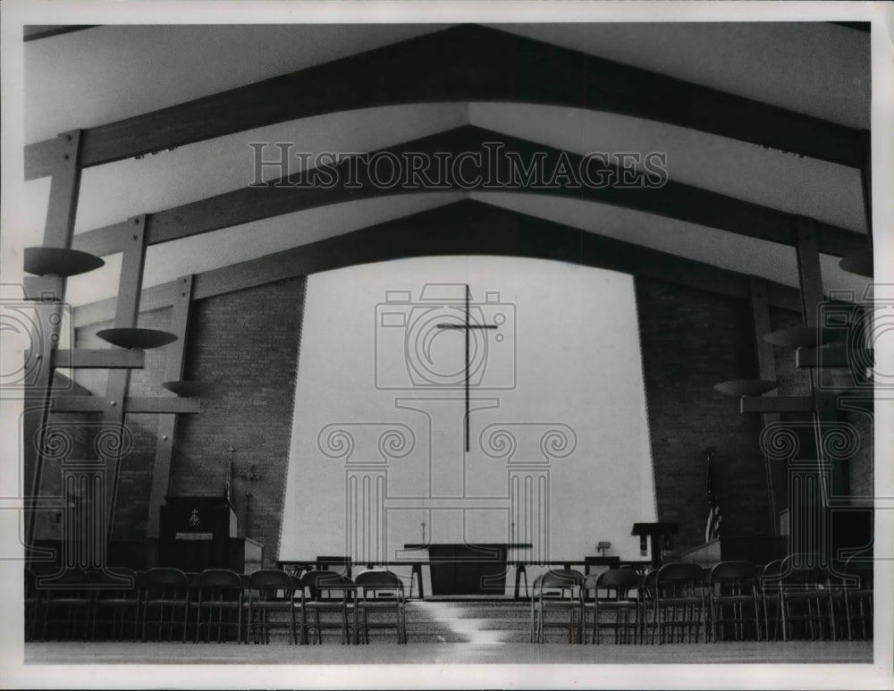 1961 St. Mark&#39;s Episcopal Church, interior, at Triskett Road N.W. - Historic Images