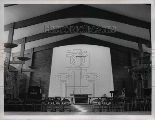 1961 St. Mark's Episcopal Church, interior, at Triskett Road N.W. - Historic Images