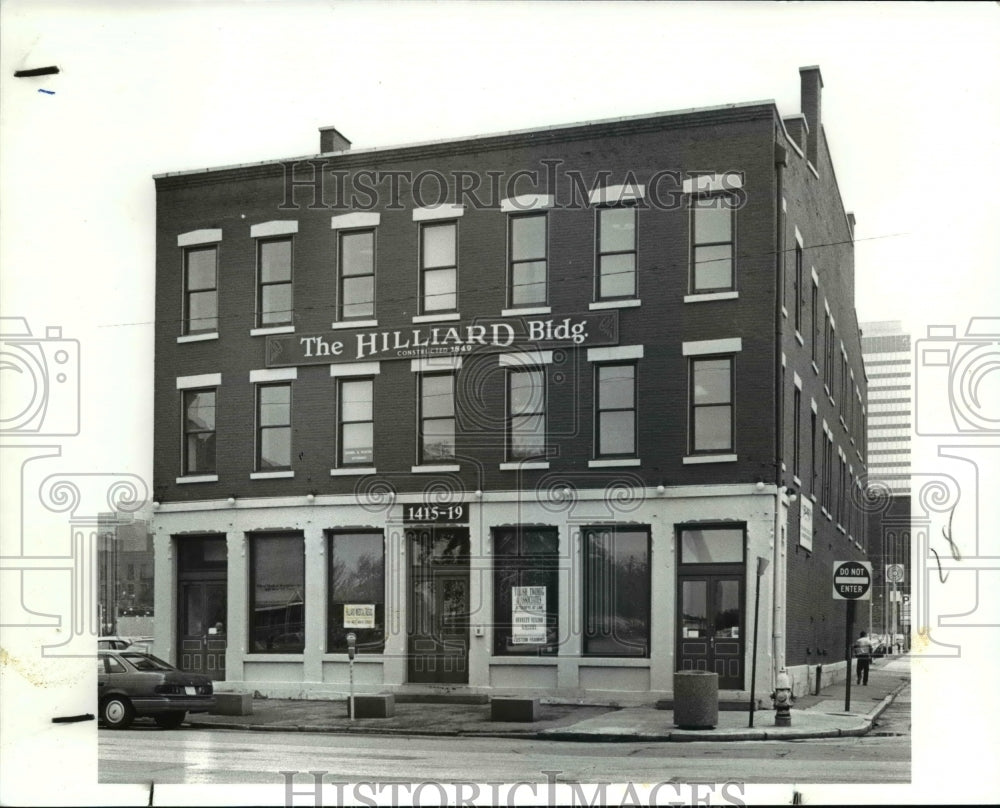 1989 Press Photo The Hilliard Building at 1419 west 9th. - Historic Images