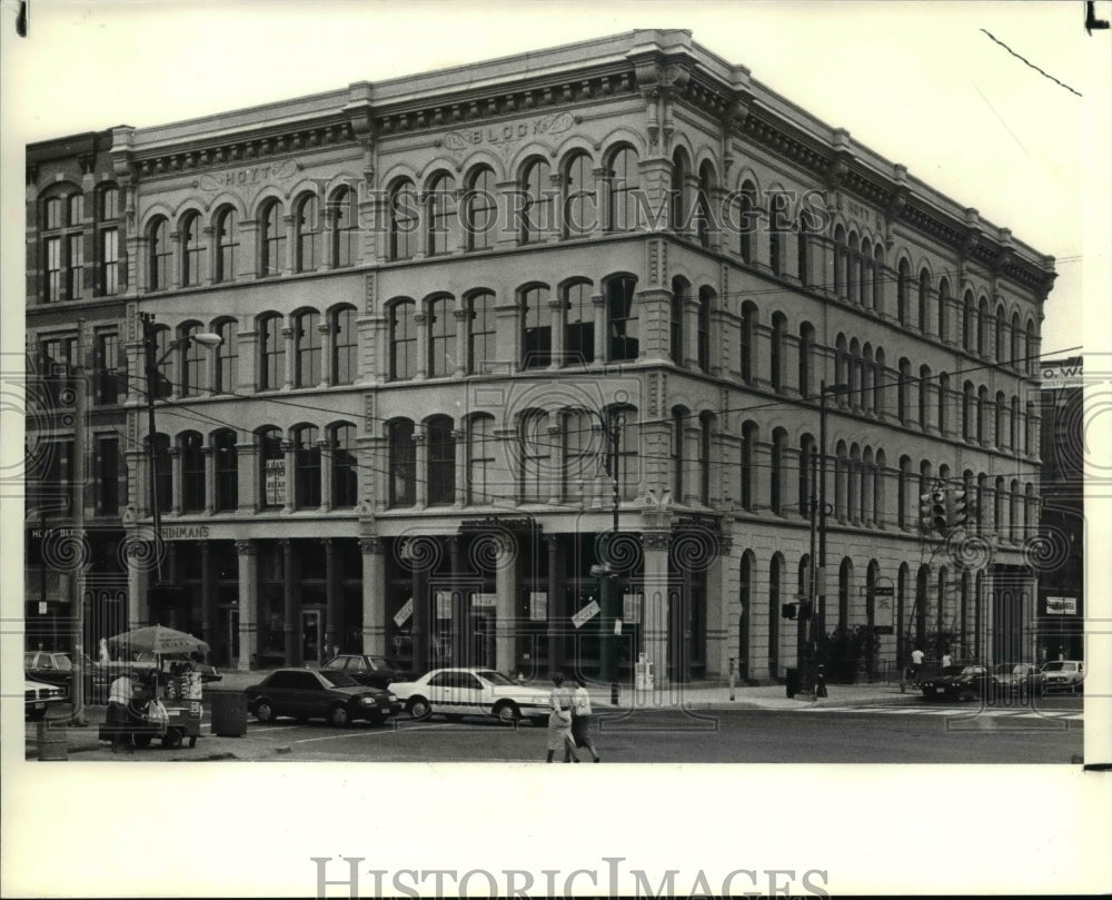 1988 Press Photo The C. Hoyt Building at 608 West Street Clair Avenue - Historic Images