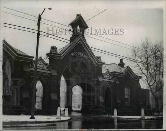 1952 Press Photo Woodland Cemetery, Woodland - cva84238 - Historic Images