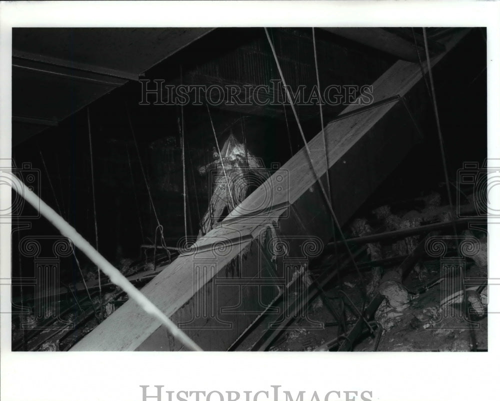 1989 Press Photo The ghost of the Terminal Tower - Historic Images