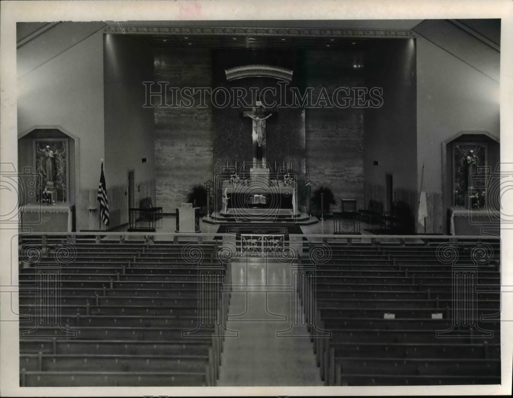 1963 Press Photo St. Mel Catholic Church - cva84318 - Historic Images