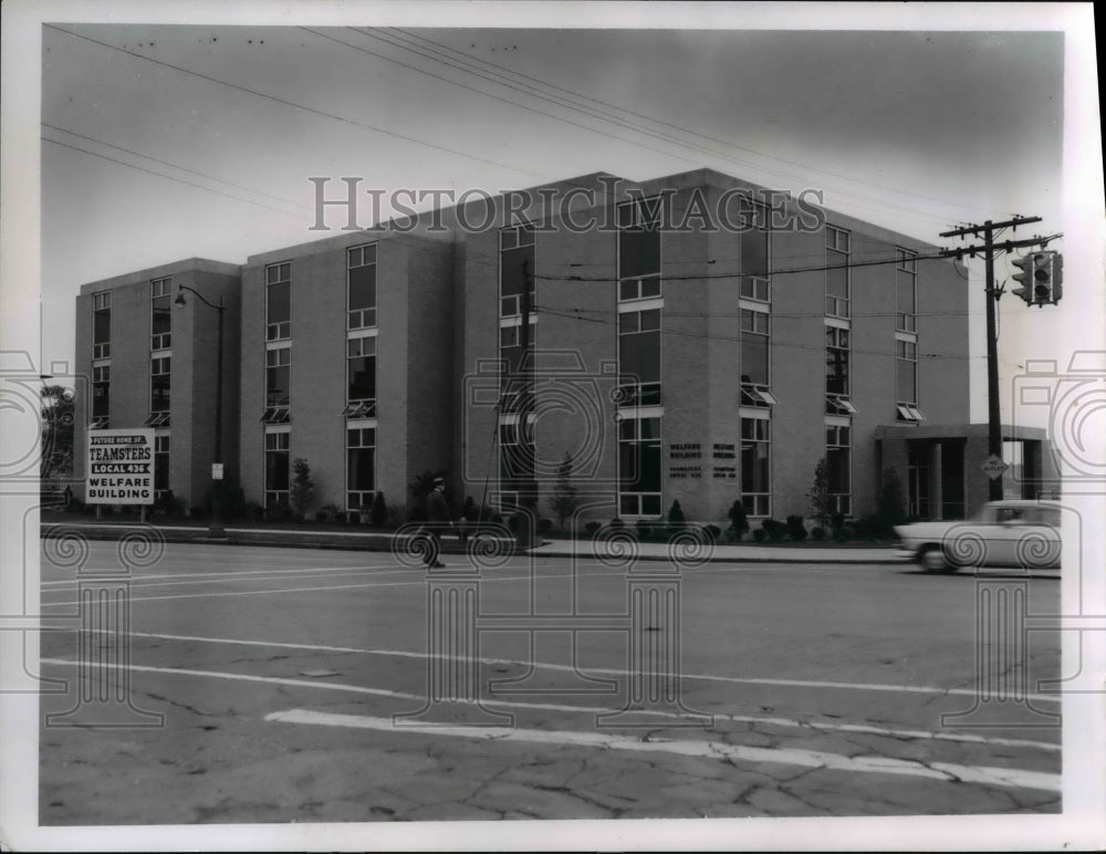 1963 Press Photo The new Teamster Local Welfare Building - cva84357 - Historic Images