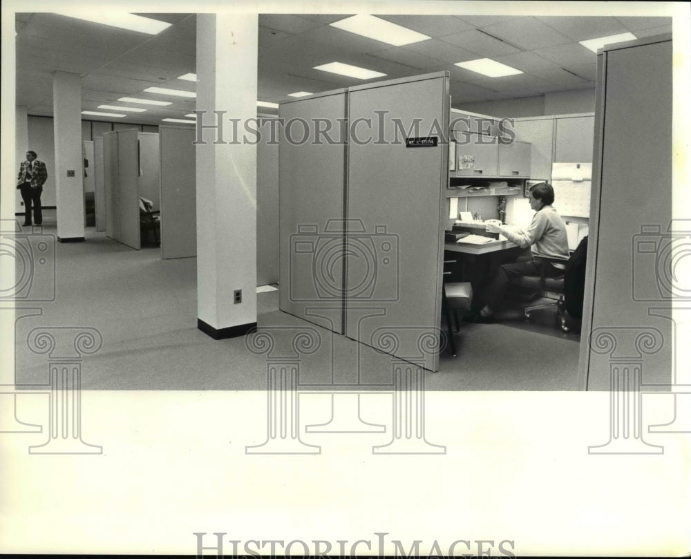 1980 Press Photo Municipal Court employee, Harry Steele - Historic Images