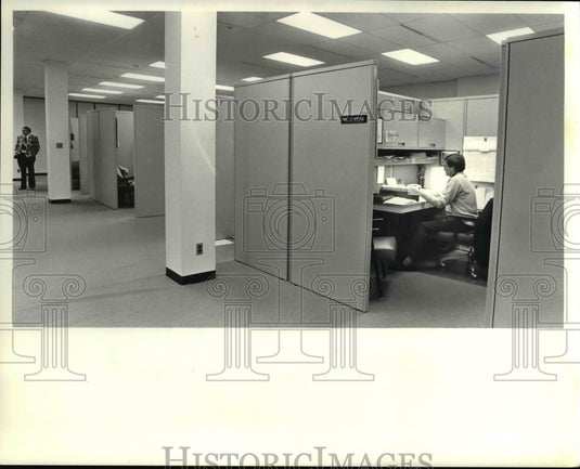 1980 Press Photo Municipal Court employee, Harry Steele - Historic Images