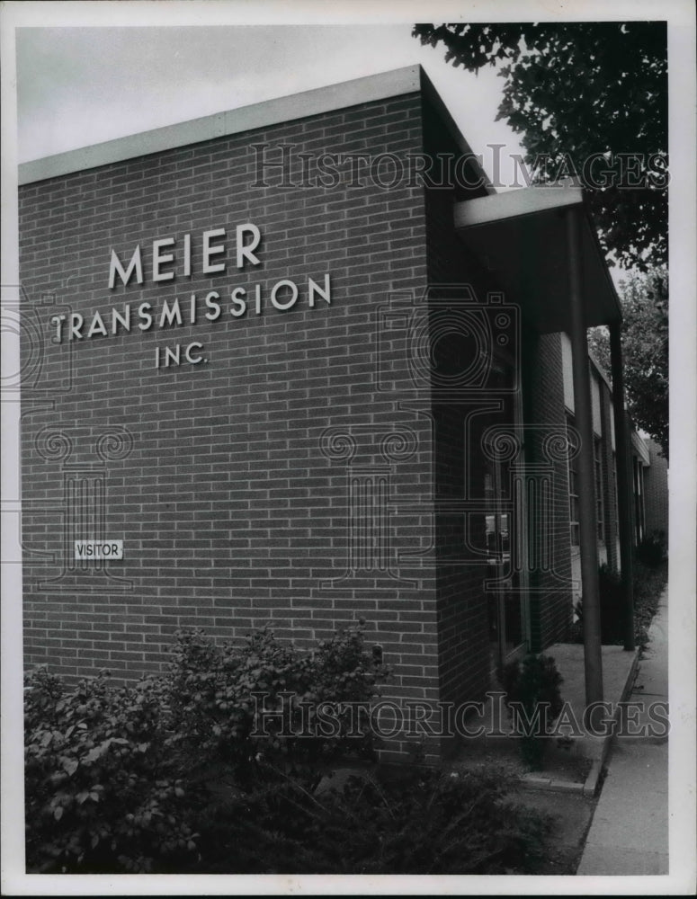 1966 Press Photo Meier Transmission incorporated - cva85104 - Historic Images