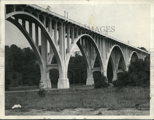1934 The new Brook Park bridge  - Historic Images