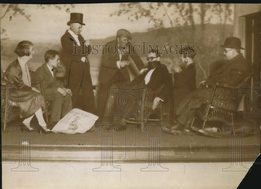 1927 Cast of "The Man in the Howler Hat"  - Historic Images