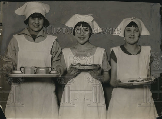 1926 Press Photo Josephine Spiuzza, Mary Comella and Angeline Simieli - Historic Images