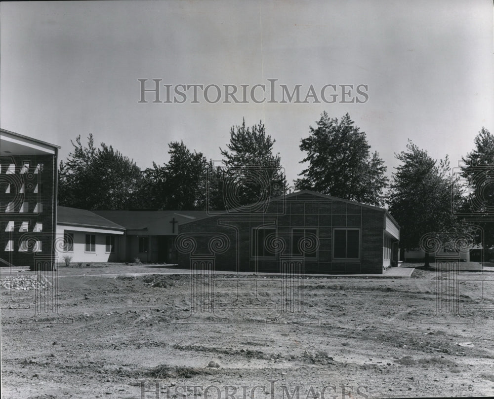 1952 Press Photo Parma Lutheran Church Educational Unit Building. - cva85531 - Historic Images