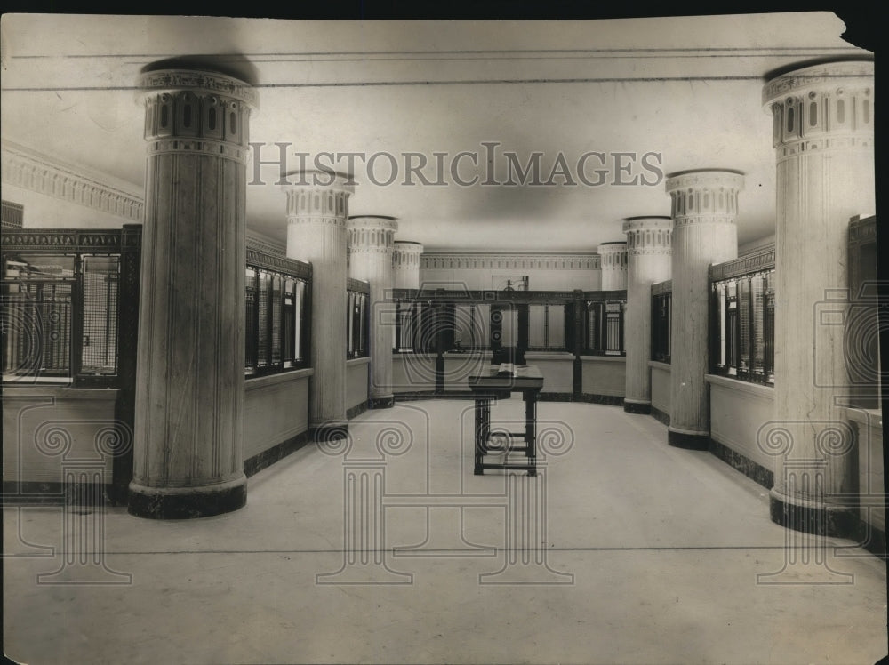 1913 Press Photo Trust & Savings Bank of Cleveland - cva85583-Historic Images