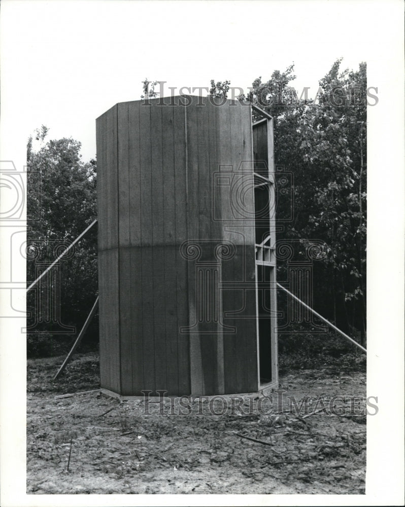 1974 Press Photo Special windmill for Energy House built by Builders Association - Historic Images