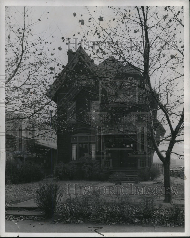 1952 Press Photo The Cleveland Academy of Medicine at Prospect Avenue - Historic Images